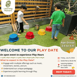 Learning Matters-Play date for kids