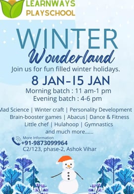 Learn Ways Play School-winterwonderland