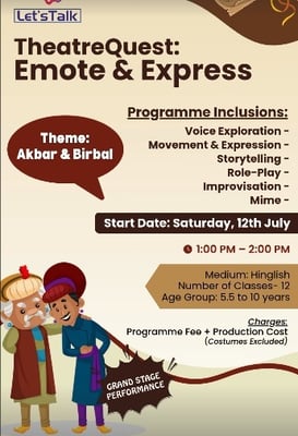 Lets Talk  -  Emote & Express Drama Theatre Classes