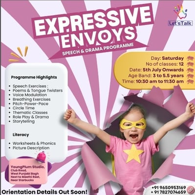 Lets Talk  -  Expressive Envoys Speech & Drama Theatre Programme