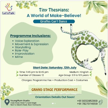 Lets Talk  -  Giraffes Canât Dance Drama Theatre