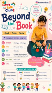 Lets Talk-Beyond the Book Reading and Creative Writing Enrichment Program
