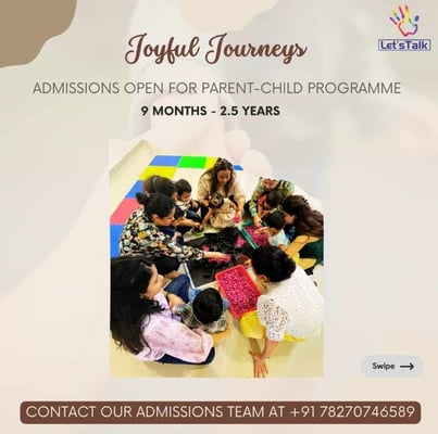 Lets Talk-Admission Open For Parent-child Programme