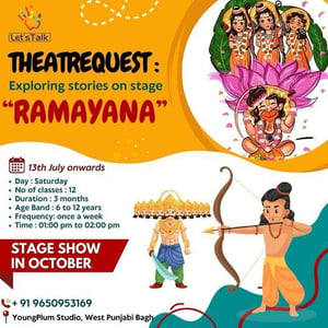 Lets Talk-Theatrequest (exploring stories on stage Ramayana)