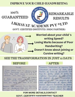Likhavat Academy Pvt Ltd-Handwriting Classes