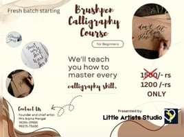 Little Artists Studio  - Brushpen  Calligraphy Course