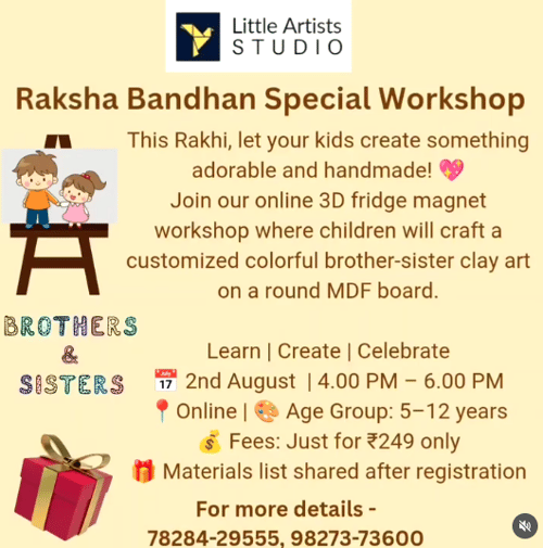 Little Artists Studio  -  Raksha Bandhan Special Workshop