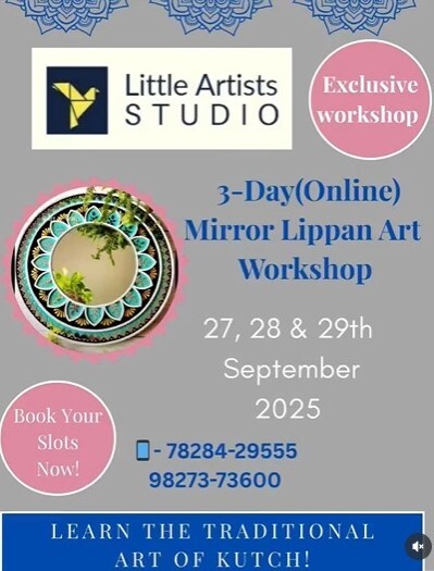 Little Artists Studio - Mirror Lippan Art Workshop