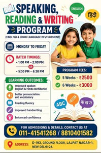 Little Bunnies-Speaking Reading and Writing Program