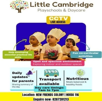 Little Cambridge  -  Admission Open ( New Friends Colony )