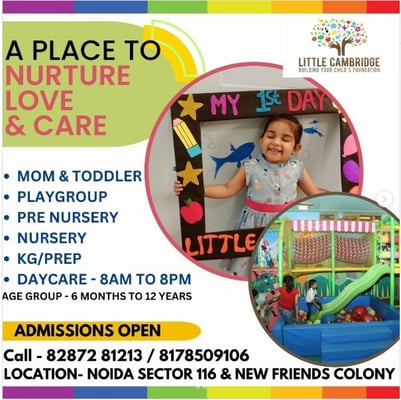 Little Cambridge  -  Mother and Toddler Program ( New Friends Colony )