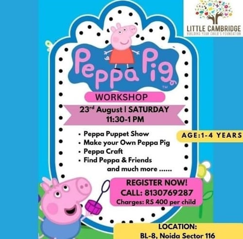 Little Cambridge  -  Peppa Pig Workshop
