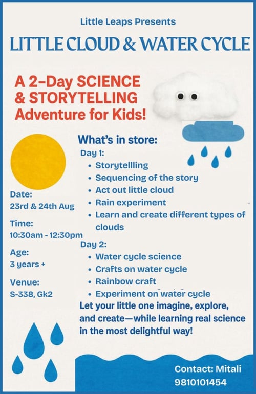 Little Leaps  -  Science & Storytelling Adventure Workshop