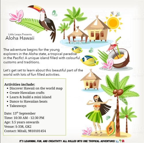 Little Leaps - Aloha Hawaii Adventure's Workshop