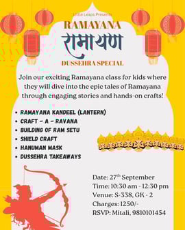 Little Leaps - Ramayana Dussehra Special Workshop