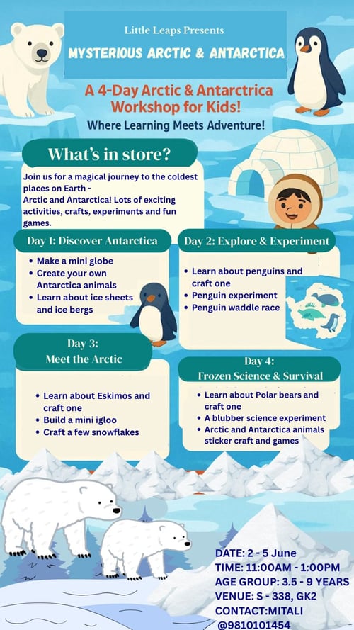 Little Leaps  -  Arctic & Antarctrica Workshop