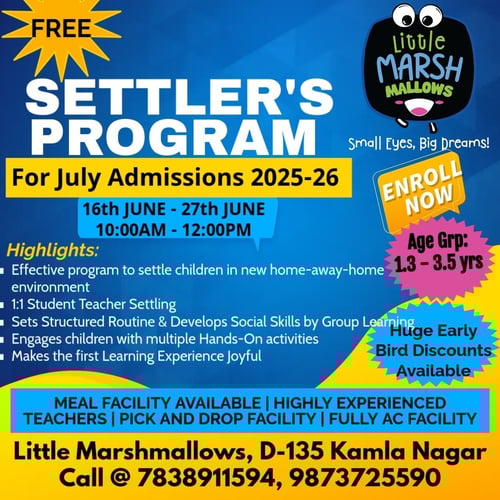 Little Marsh Mallows  -  Admissions Open 2025-26