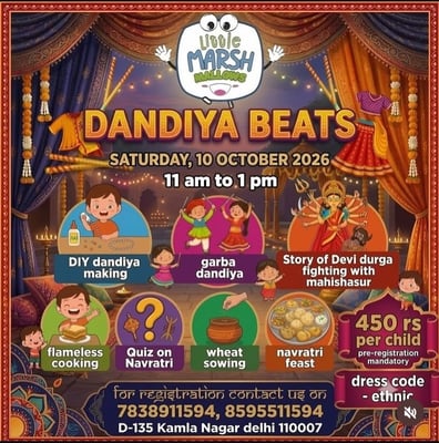 Little Marsh Mallows-Dandiya Beats Navratri Celebration for Kids