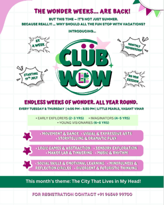 Little Pearls Play School  -  The Wonder Weeks Enrichment Program