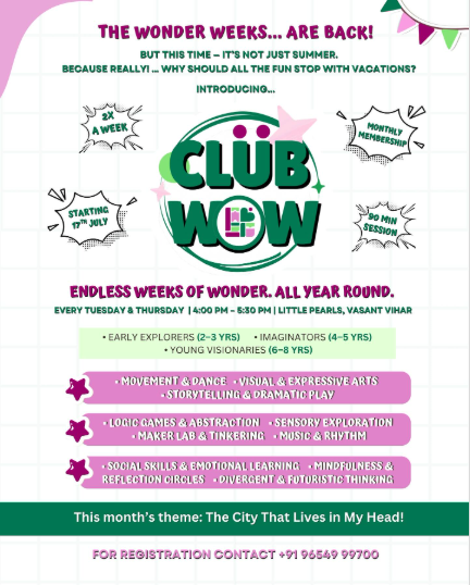 Little Pearls Play School  -  The Wonder Weeks Enrichment Program