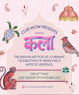 Little Pearls Play School-Indian Art Workshop for Kids
