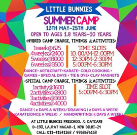 Little Bunnies-Summer Camp