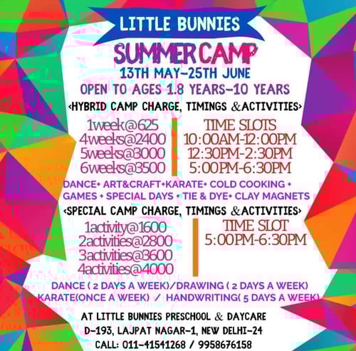 Little Bunnies-Summer Camp