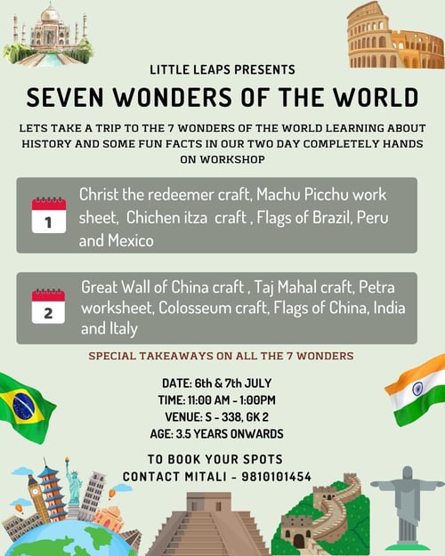 Little Leaps-Seven wonders of the world