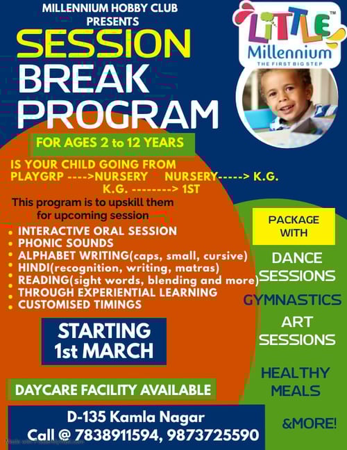 Little Marsh Mallows-Session Break Program