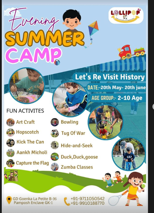 Lollipop-Evening Summer Camp