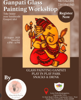 Lotus Veda  -  Ganpati Glass Painting Workshop