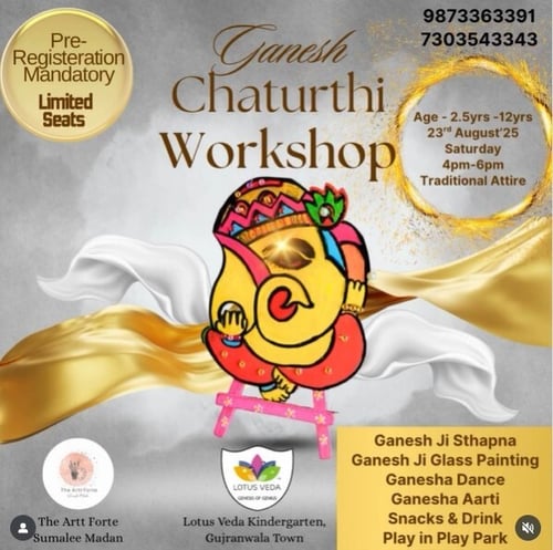 Lotus Veda - Kids Ganesh Chaturthi Workshop