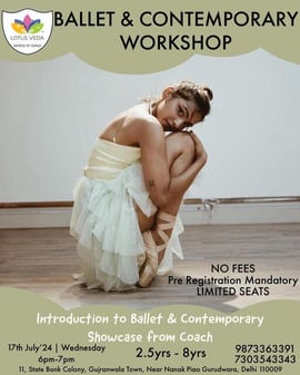 Lotus Veda-Ballet & Contemporary workshop