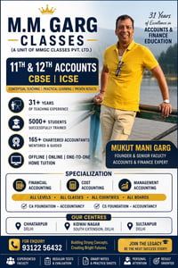 M M Garg Classes Pvt Ltd-Admissions Open