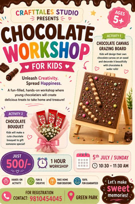 MOONLIGHT TALES-Chocolate Workshop for Kids