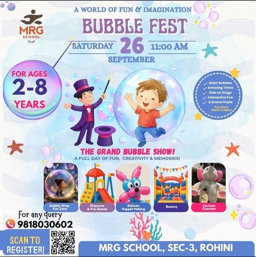 MRG School-Bubble Fest for Kids