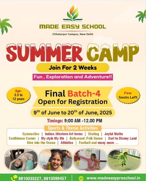 Made Easy School  -  Kids Summer Camp Final Batch - 4