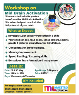 Maestro Learning-Mid Brain Activation Workshop