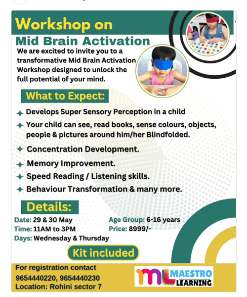 Maestro Learning-Mid Brain Activation Workshop