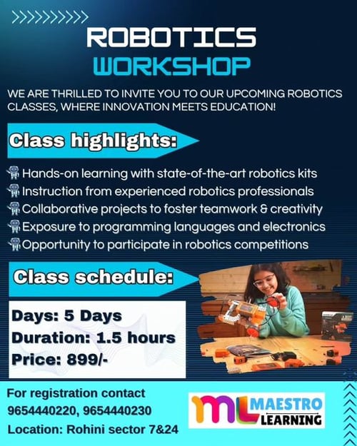 Maestro Learning-Robotics Workshop