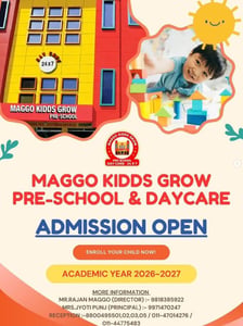 Maggo Kidds Grow Pre-School-Admissions Open 2026-2027