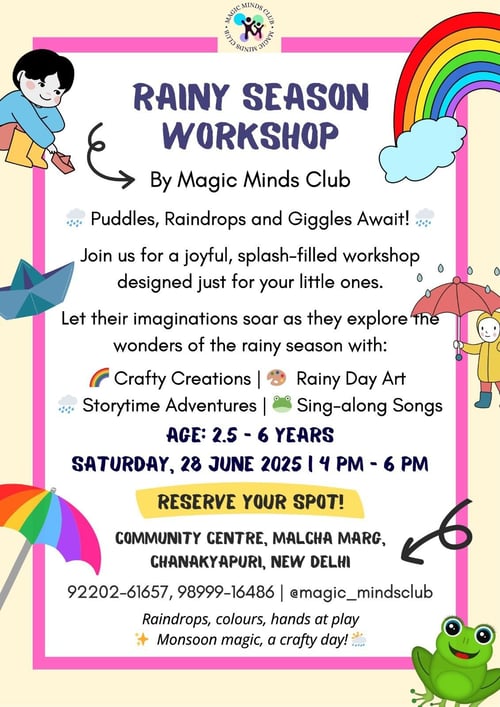 Magic Minds Club  -  Rainy Season Workshop