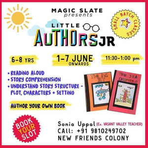 Magic Slate-LITTLE AUTHORS Summer Workshop