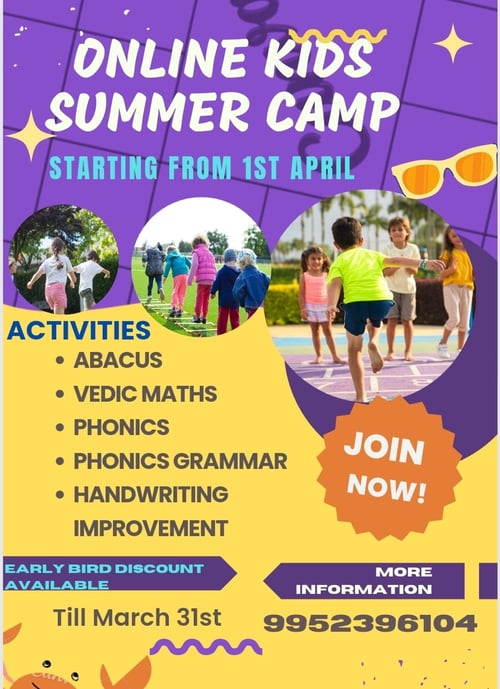 Stem & Reading and Writing Classes by Ambika-Kids Summer Camp