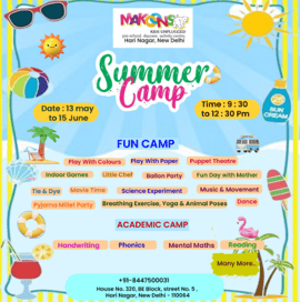 Makoons Summer Camp Hari Nagar