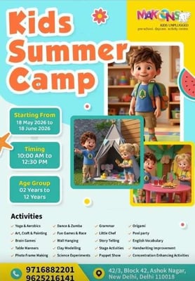 Makoons pre school & Day care centre-Kids Summer Camp 2026