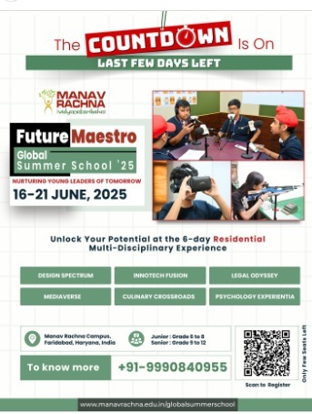 Manav Rachna International School  -  Future Maestro Global Summer School '2025
