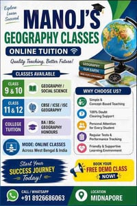 Manoj's Geography Classes-Online Tuition Classes
