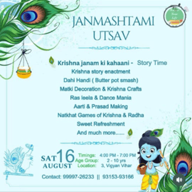 Master Your Life  -  Krishna Janmashtami  Utsav