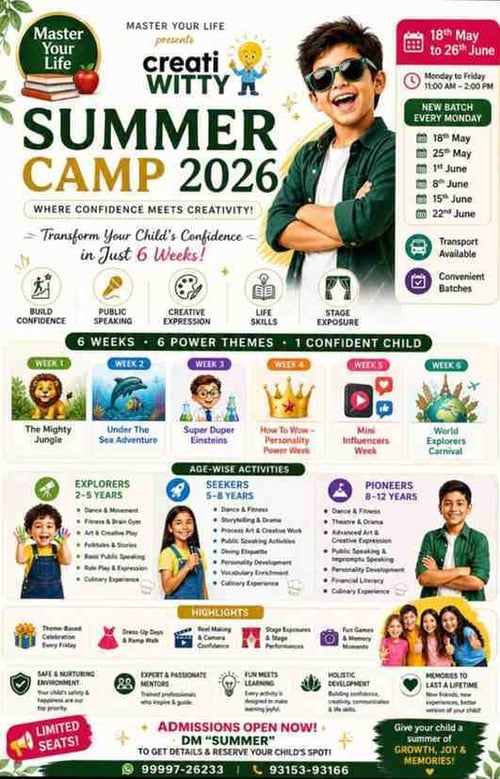 Master Your Life-Summer Camp 2026